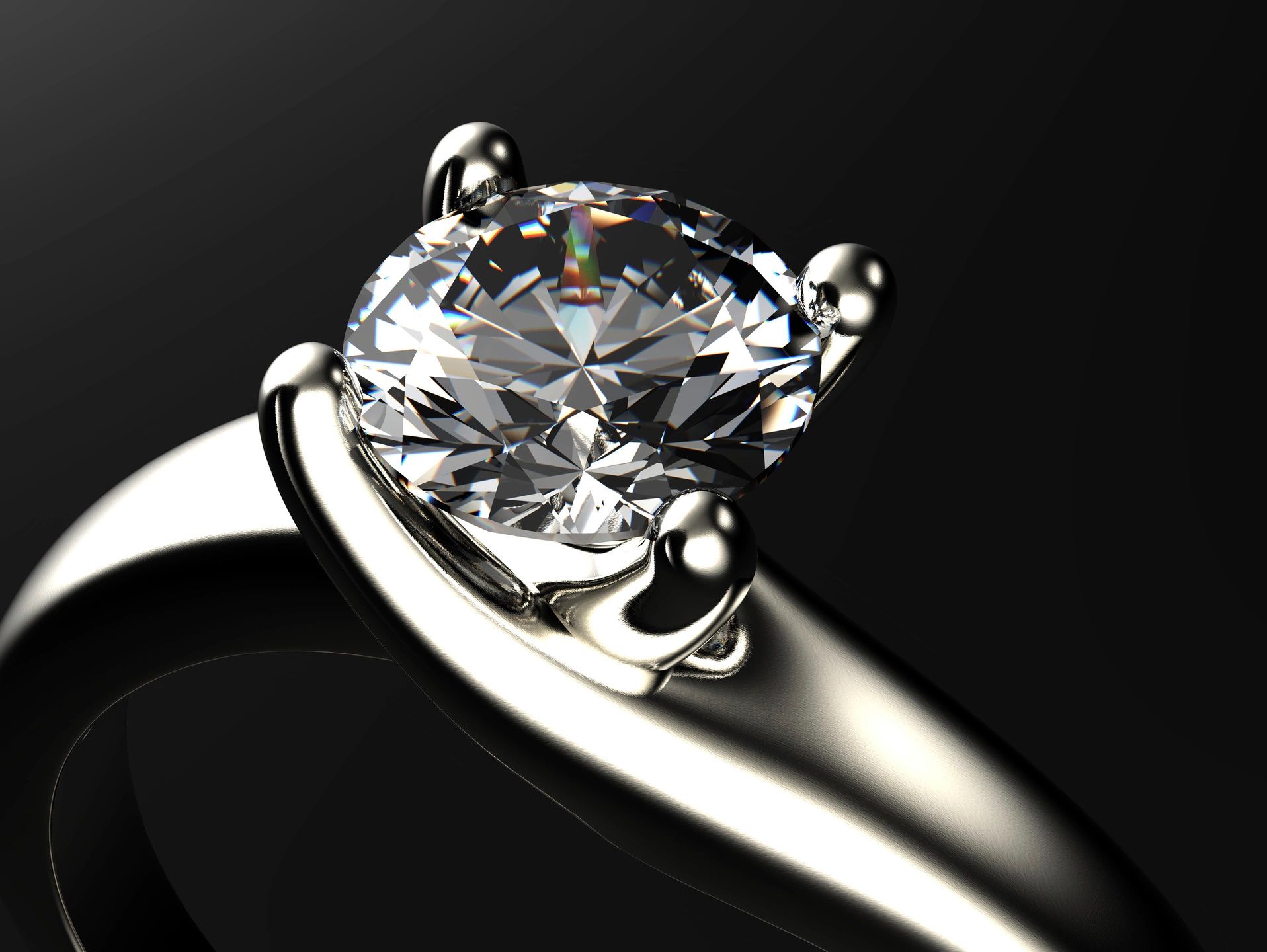 A photo of a big diamond ring