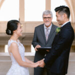 Bride and Groom saying "I Do" San Francisco City Hall